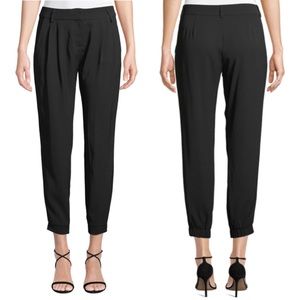 Parker Pleated Silk Joggers